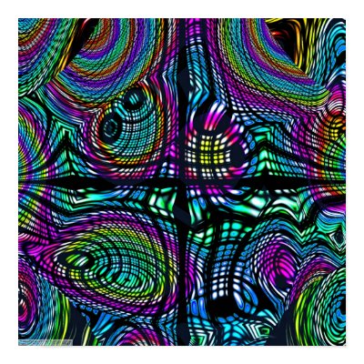 Spectral Vision 2.2a Poster by abstract_3D_design
