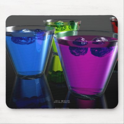 Spectrum On The Rocks Mousepad by 3dartwork