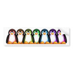 Spectrum Penguin Bumper Sticker