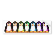 Spectrum Penguin bumper stickers by sogri215 Spectrum Penguin bumper stickers