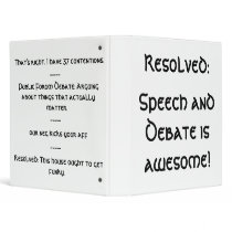 Speech and Debate Quote Binder