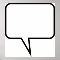 Speech Balloon Print