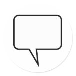 Speech Balloon Sticker