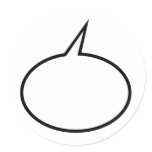 Speech Balloon Sticker