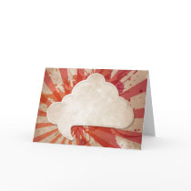 Speech Beat Greeting Card