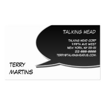 Speech Bubble Card Business Card
