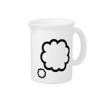 Speech bubble cloud pitchers