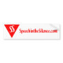 Speech in the Silence Bumper Sticker