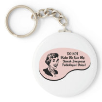 Speech-Language Pathologist Voice Keychain