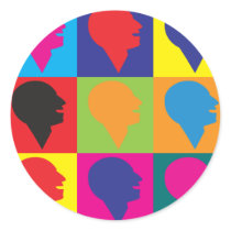 Speech Language Pathology Pop Art Round Stickers
