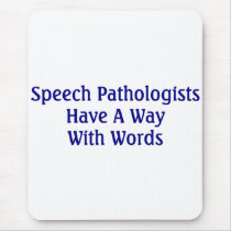 Speech Pathologist Mouse Pad mousepads by medicaltshirts Speech Pathologist Mouse Pad mousepads