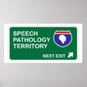 Speech Pathology Next Exit posters