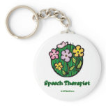 Speech Therapist Blooms keychains