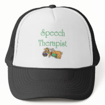 Speech Therapist hat with Angel. by medicaltshirts Speech Therapist hat with Angel.