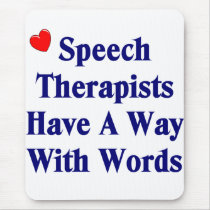 Speech Therapist Mouse Pad mousepads