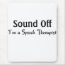 Speech Therapist Mouse Pad