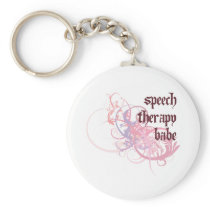 Speech Therapy Babe Key Chains
