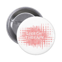 Speech Therapy Pinback Button