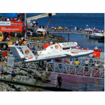 Speed Boats Cranes photo sculptures