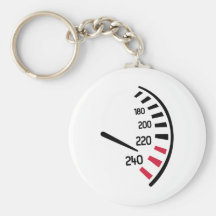 Speed car keychain
