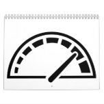 Speed car speedometer calendars