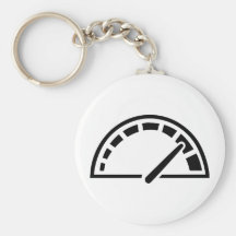 Speed car speedometer key chain