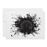 Speed Emblem Urban Style 4 Personalized Invites