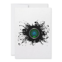 Speed Emblem Urban Style 5 Personalized Invitations
