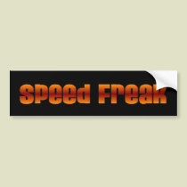 Speed Freak bumper stickers