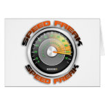 Speed Freak Odometer Greeting Card