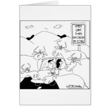 Speed Limit Enforced By Cows Card