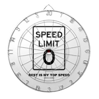 Speed Limit Zero Rest Is My Top Speed Sign Dartboards