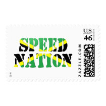 Speed Nation Jamaican Flag Postage