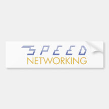 Speed Networking Bumper Sticker