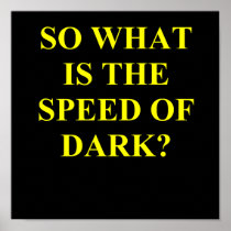 speed of dark. print