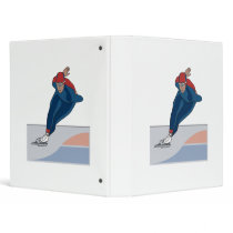 speed skater vinyl binders
