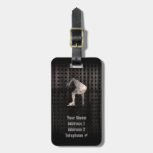 Speed Skater; Cool Bag Tag
