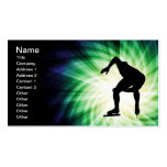 Speed Skater Gift Business Card Template