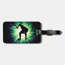 Speed Skater Gift Luggage Tags