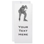 speed skater graphic greys full color rack card