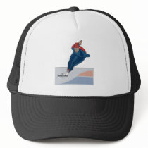 speed skater mesh hat