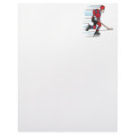 Speed Skater Letterhead Design
