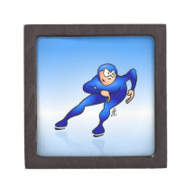 Speed skater premium jewelry box