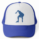 Speed Skater Silhouette Hat