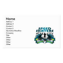 Speed Skaters Gone Wild Business Cards