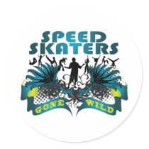 Speed Skaters Gone Wild stickers