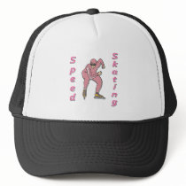 Speed Skating pink Hats