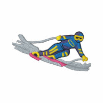 Speed Skier embroidered shirts
