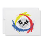 Speed Tricolor Emblem Invite