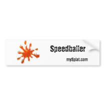 Speedballer bumper sticker, mySplat.com bumper stickers